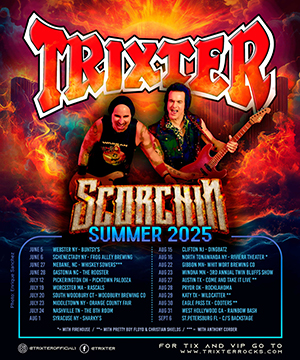 Trixter 2025 Tour Poster